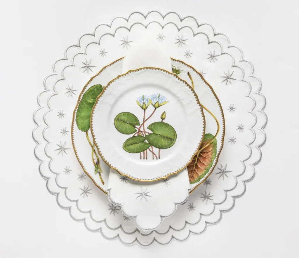 Napkins and placemats from $95, at Cece Barfield Home at Bergdorf Goodman in New York, cecebarfieldinc.com.