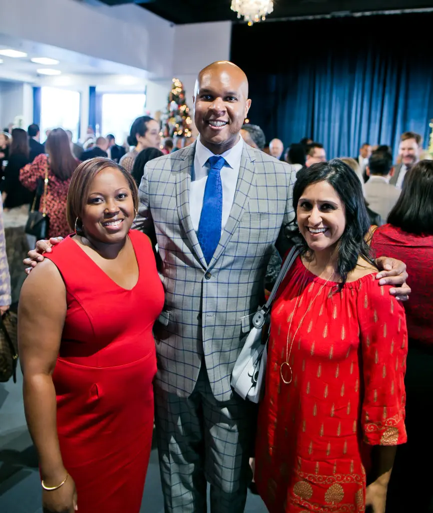 Anitra Johnson, Travis Torrence, Aparna Dave (Photo by Morris Malakoff)