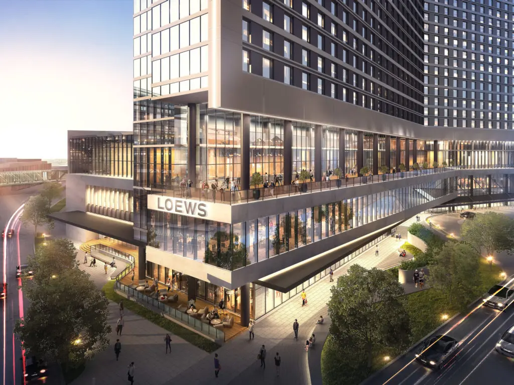 The new Loews Arlington Hotel debuts this February. (Rendering courtesy)