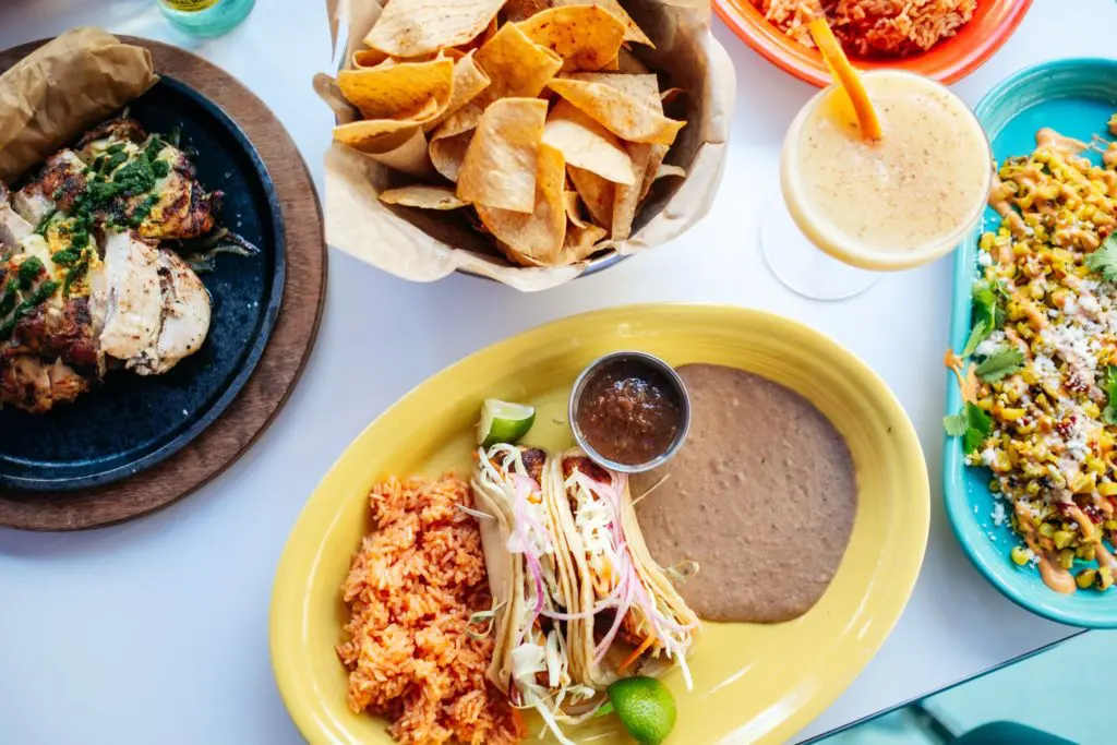 The new downtown restaurant offers tacos, enchiladas, and queso. Courtesy of Queso Beso