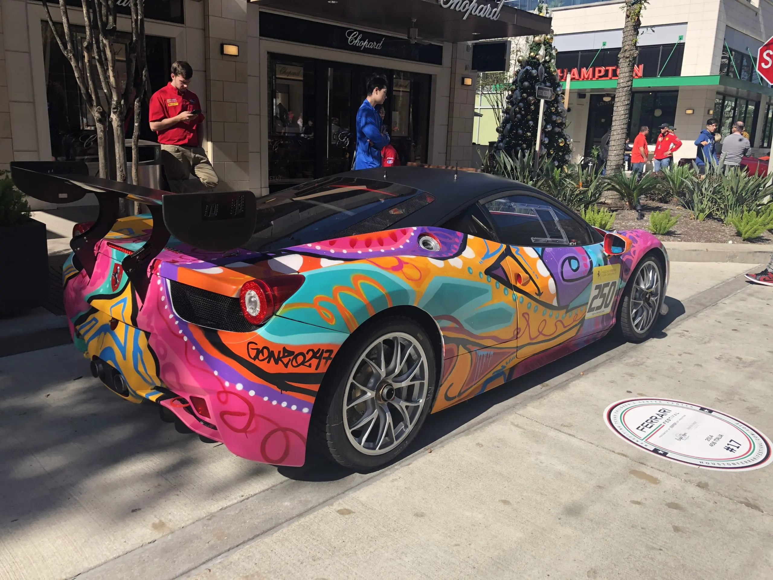 Aerosol artist Gonzo247 painted this gem  in partnership with Houston-PPF, a local business specializing in luxury automotive paint protection. (Photo by Shelby Hodge)