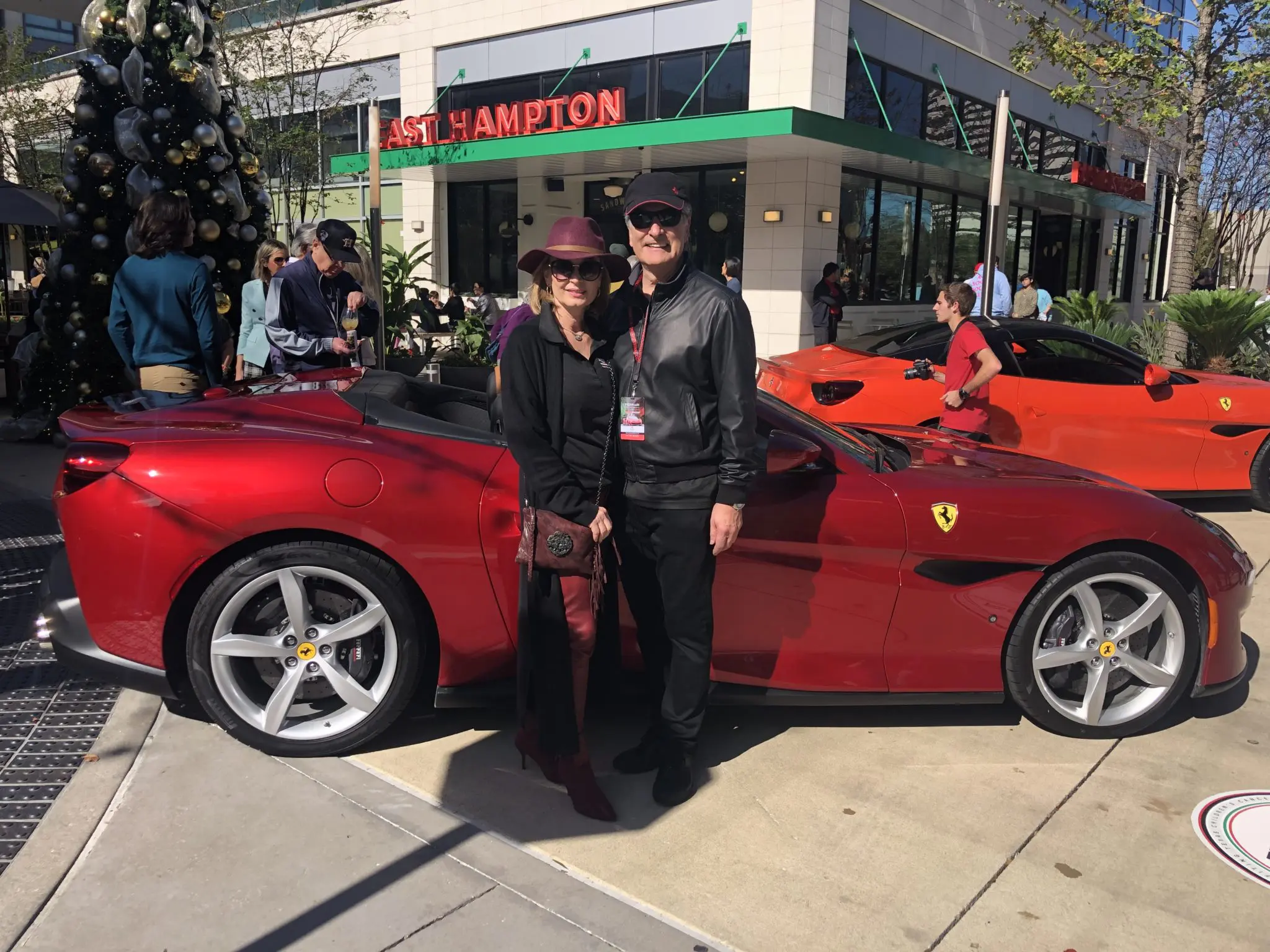 Cathy & Giorgio Borlenghi with his Portofino (Photo by Shelby Hodge)