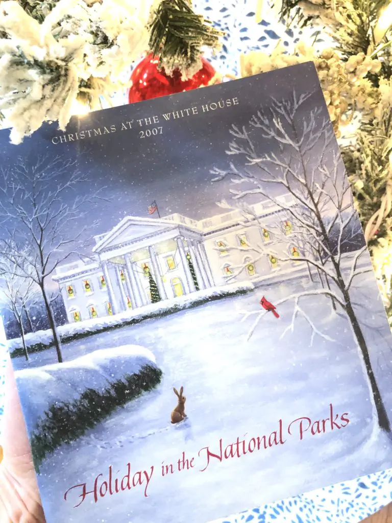 The author's commemorative booklet from Christmas at the White House 2007. (Photo by Lacelliese King)