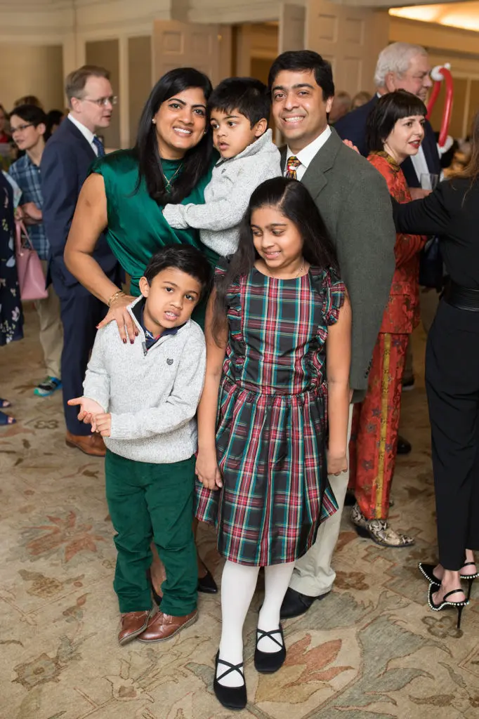 Drs. Ishwaria & Vivek Subbiah with their children, Ari, Nathan and Sasha (Photo by Leah Wilson)