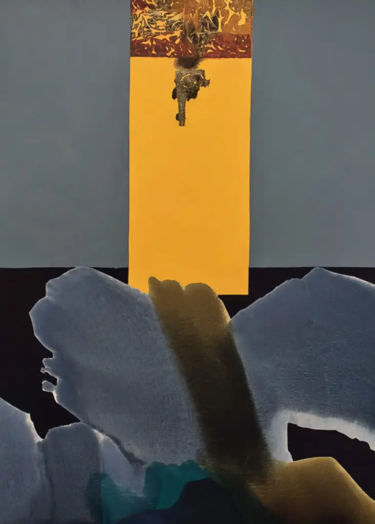 Dorothy Hood's "The Angel's Key," 1987, at the University of Houston. Gift of The John M. O’Quinn Foundation, in honor of the Kathrine G. McGovern College of the Arts, 2017.