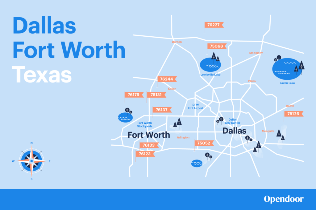 The most popular zip codes for home sales in Dallas and Fort Worth may surprise you.
