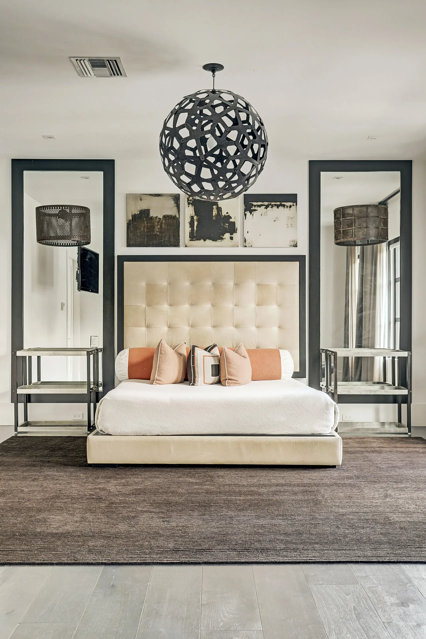 One of eight bedrooms in the Sandringham residence. (Photo by TK Images)