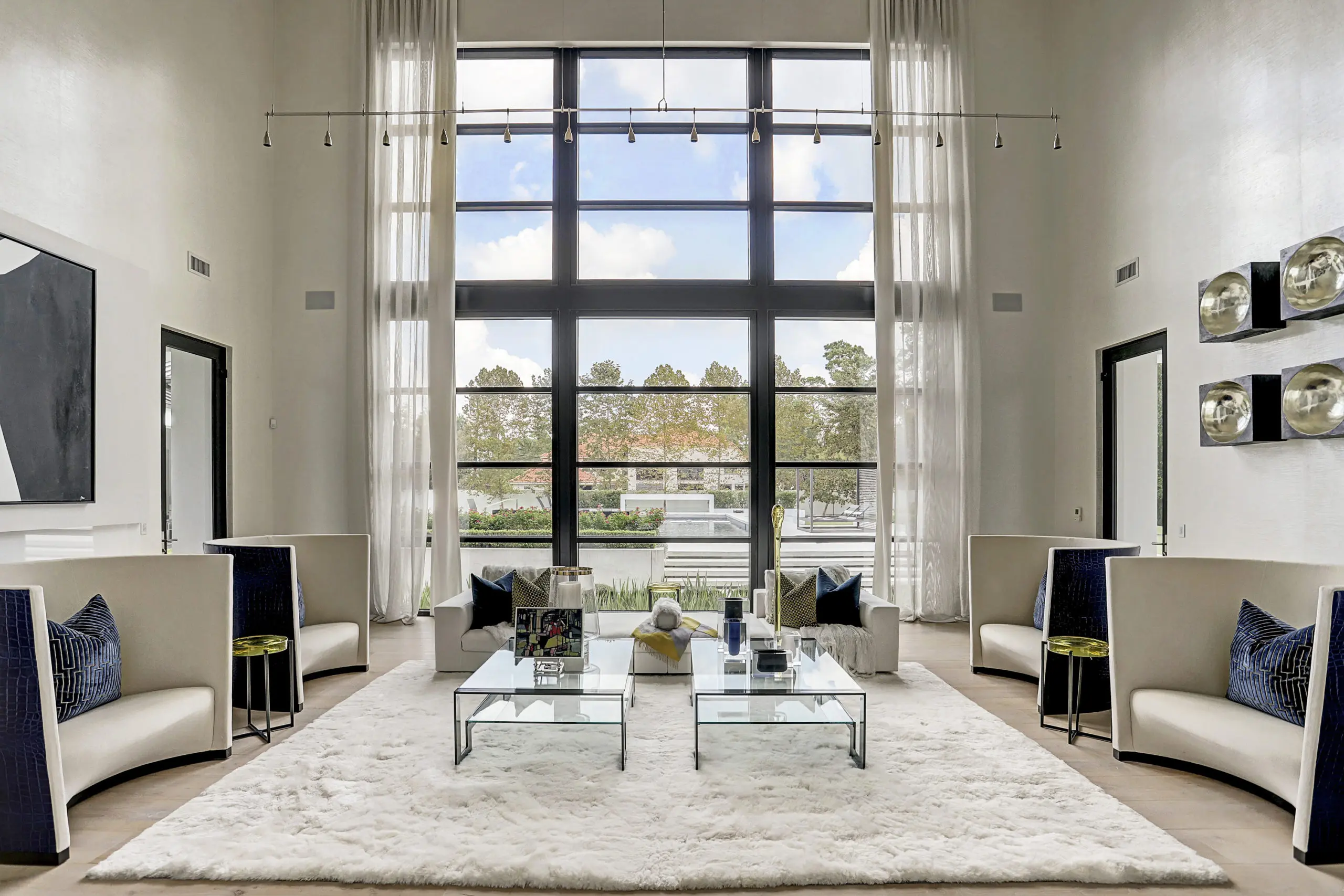 The main gathering room is permeated with light from the ceiling-high windows. (Photo by TK Images)
