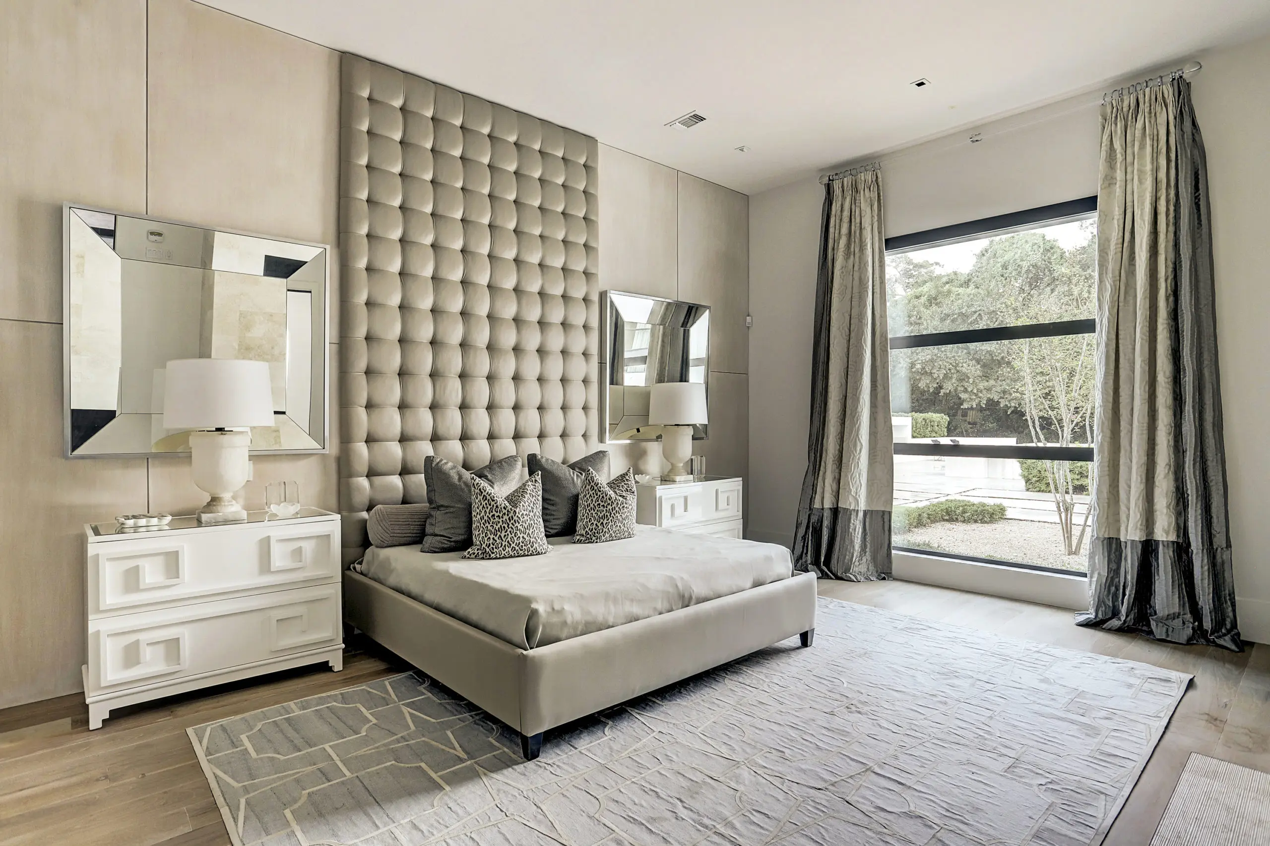 A ground floor guest bedroom. (Photo by TK Images)