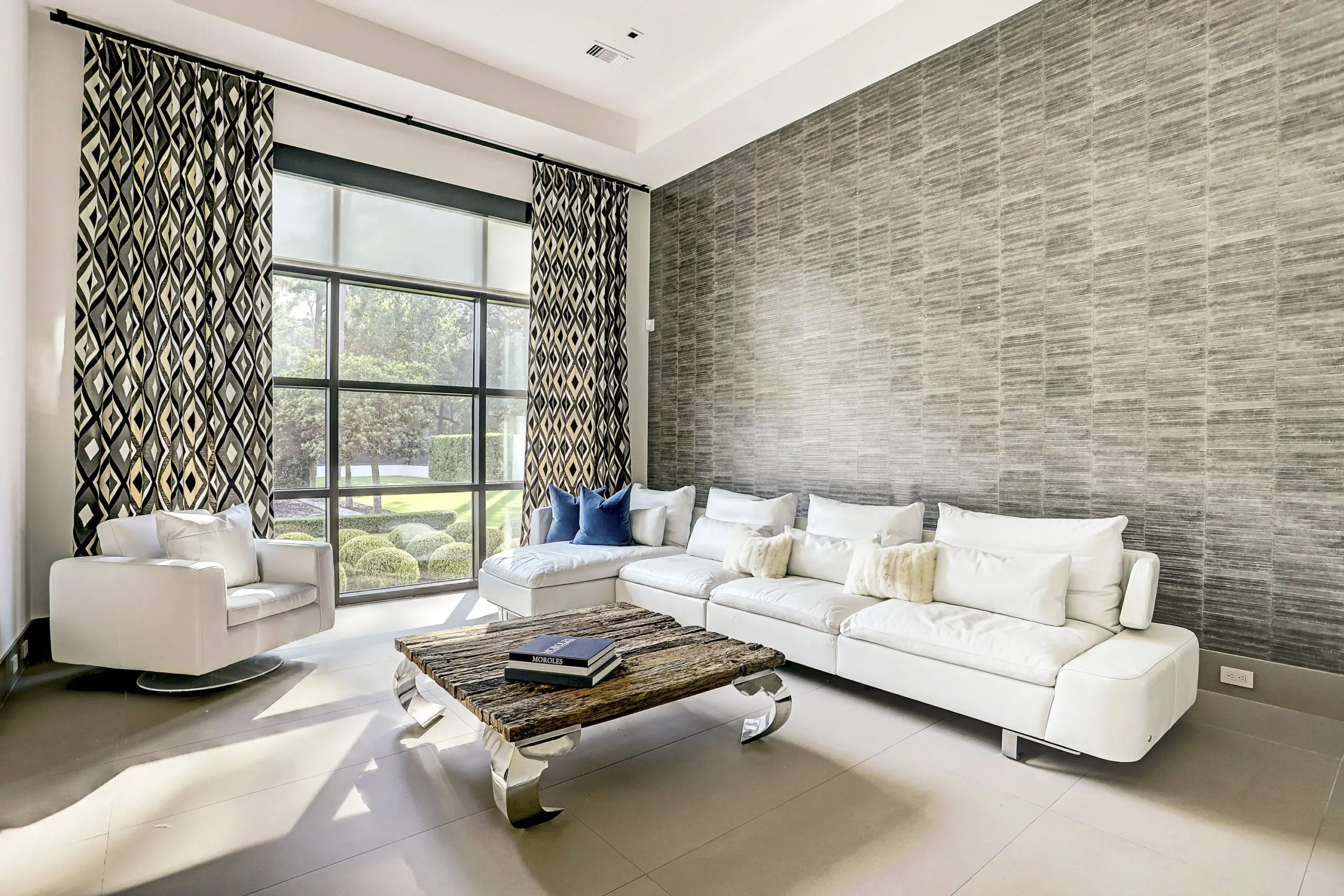 A cozy sitting area within the open plan house. (Photo by TK Images)