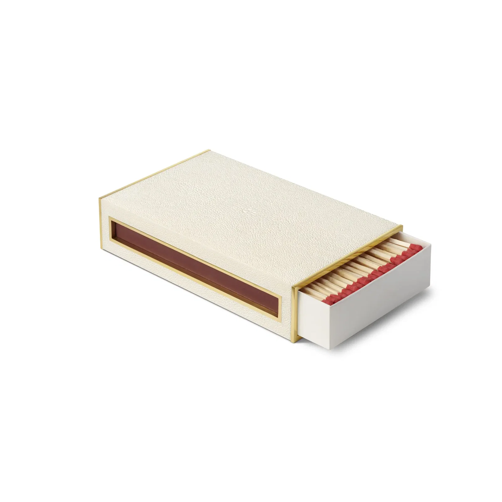 Shagreen Oversized Match Box Cream