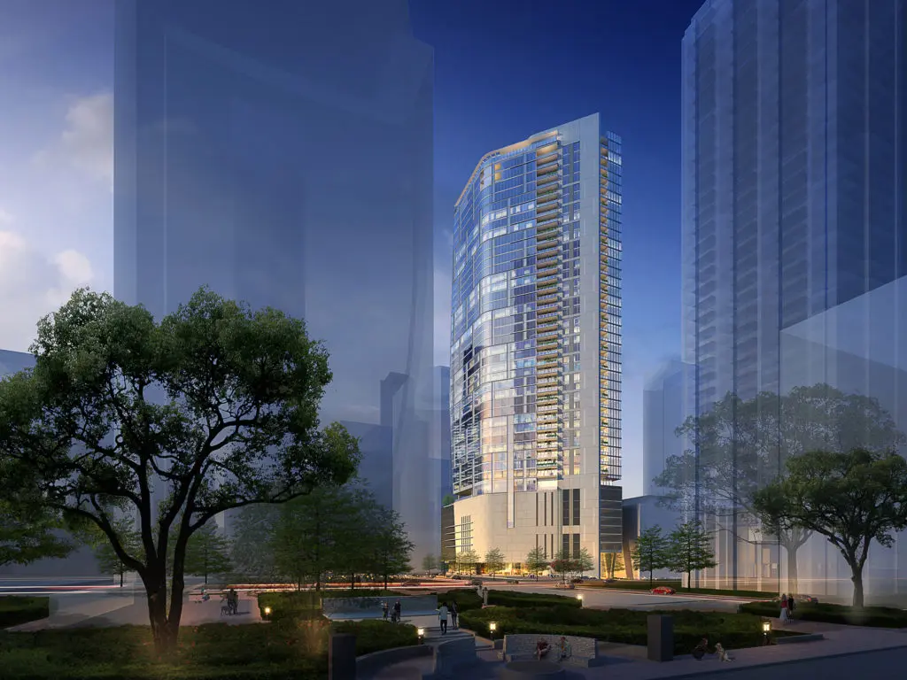 Hines' latest residential project in Houston, The Preston.