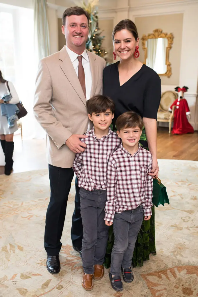 Travis & Brittany Cassin with sons Charlie and Jake (Photo by Leah Wilson)