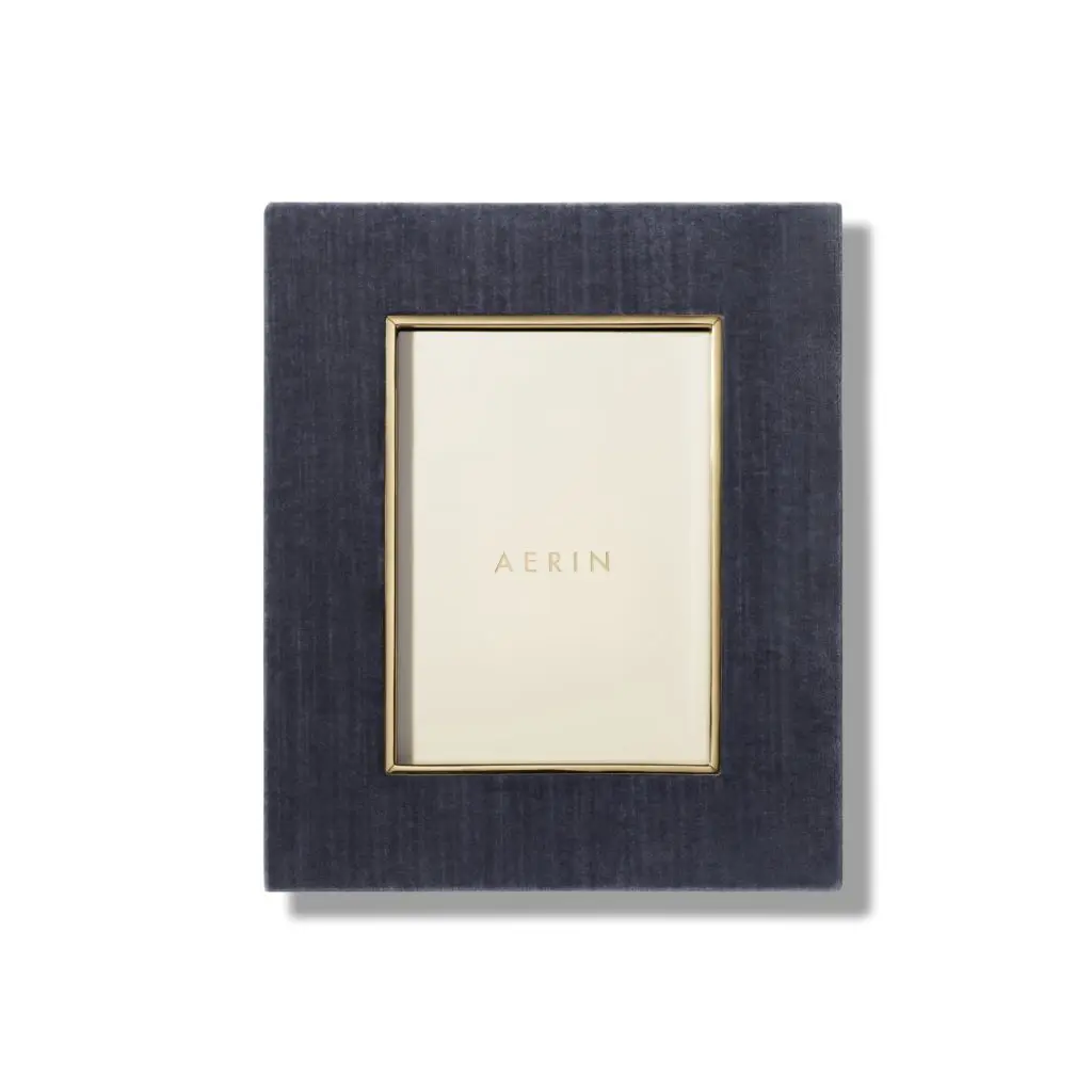 Valentina Velvet Frame, Dusk Blue