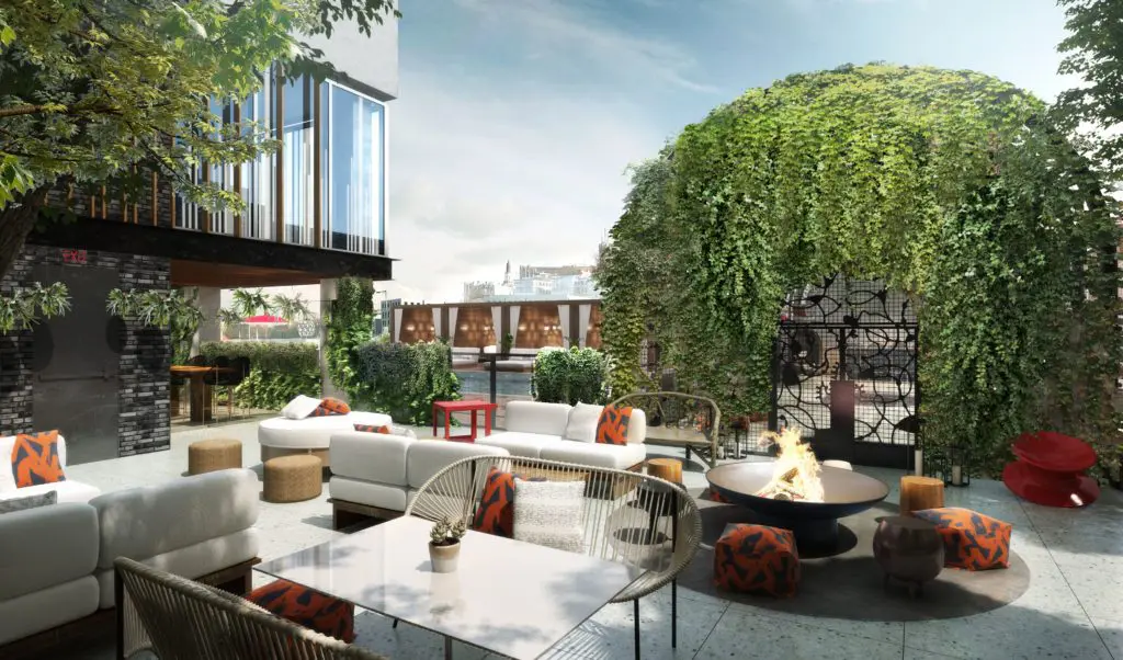 The new Virgin hotel's rooftop lounge is sure to be a hot Dallas scene.