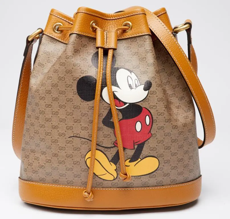 The capsule nods the original Disney character on an array of clothing and accessories.  (Photo Courtesy of Disney x Gucci, shot by Harmony Korine) (Photo by Disney x Gucci, shot by Harmony Korine)