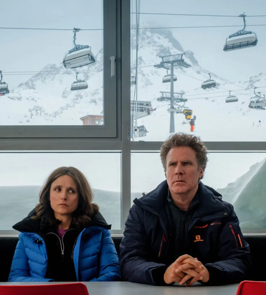Julia Louis-Dreyfus and Will Farrell appear in Downhill <em>Downhill</em> an official selection of the Premieres program at the 2020 Sundance Film.( Courtesy of Sundance Institute.)