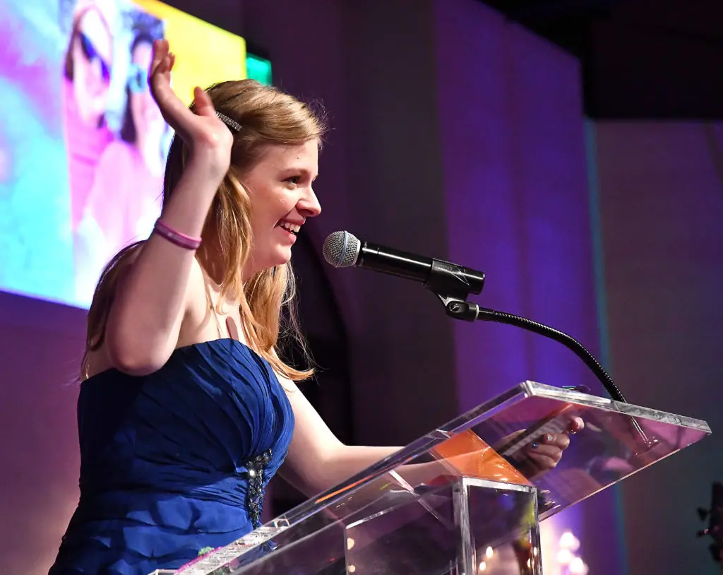 Guest speaker Anne Marrie Buckle at the Camp for All Gala at The Reviere (Photo by Dave RossmanCo)