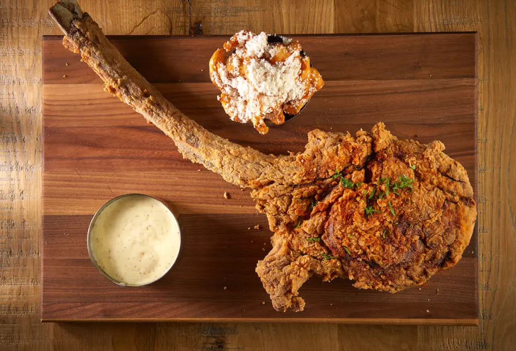 JAXON will start serving Chicken Tallow Fried Tomahawk on March 2.