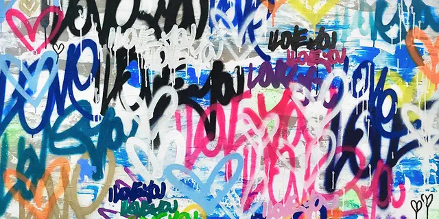 Cali artist Amber Goldhammer's "I Really Love You" exhibition opens this weekend. 