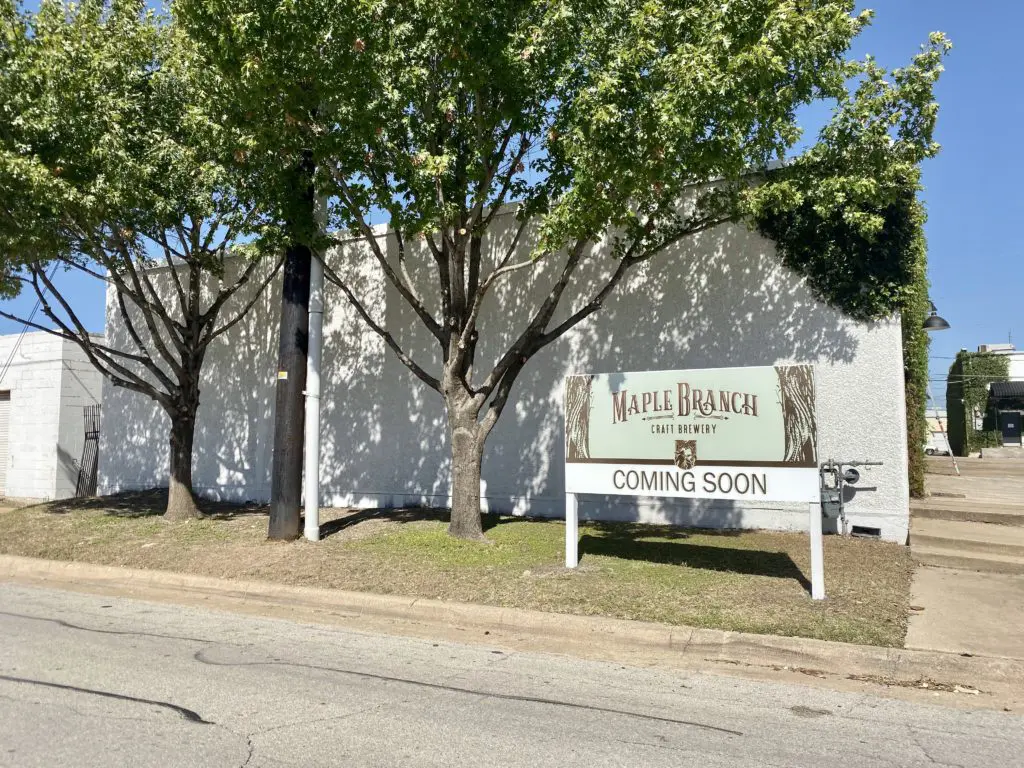 Maple Branch Brewery takes over a 14,000 square foot space.