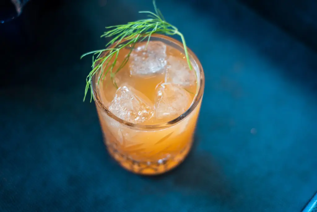 The cocktail menu includes unique creatiosn like the Foxy. Courtesy of Foxyco