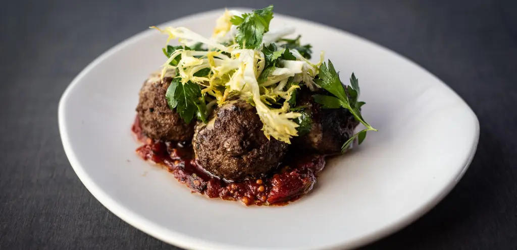 The Wagyu meatballs at Foxyco are a must-try appetizer. Courtesy of Foxyco