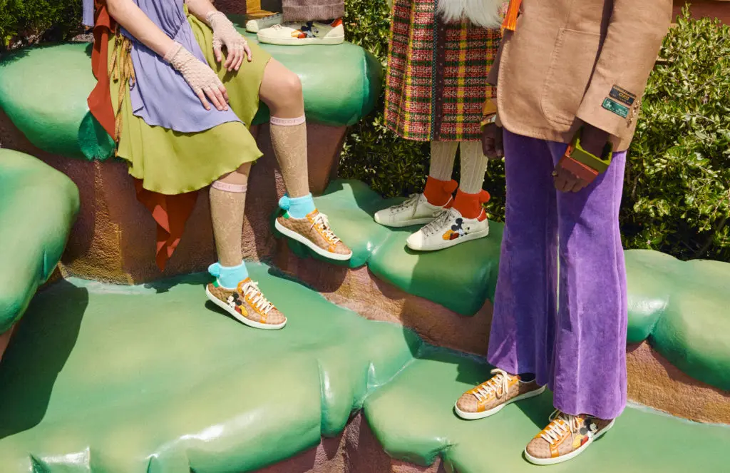 The collection was photographed in a playful campaign at Disneyland (Photo Courtesy of Disney x Gucci, shot by Harmony Korine) (Photo by Disney x Gucci, shot by Harmony Korine)