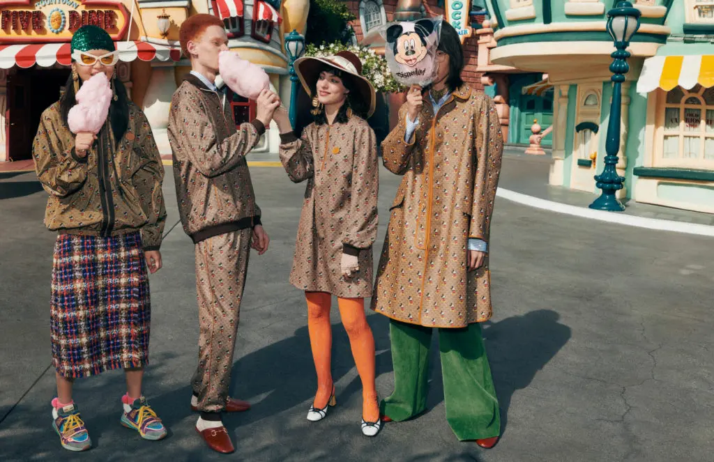 Gucci x Disney outerwear makes the campaign all the more stylish. (Photo Courtesy of Disney x Gucci, shot by Harmony Korine) (Photo by Disney x Gucci, shot by Harmony Korine)