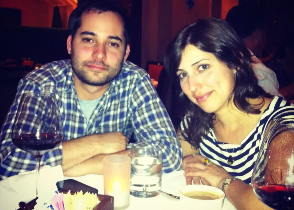 Stephanie Wittels with her brother Harris. 
