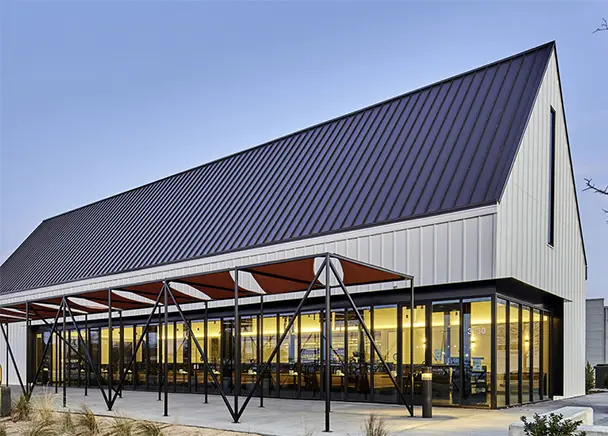 A rendering of the new Dallas location shows Heim Barbecue will have plenty of room.
