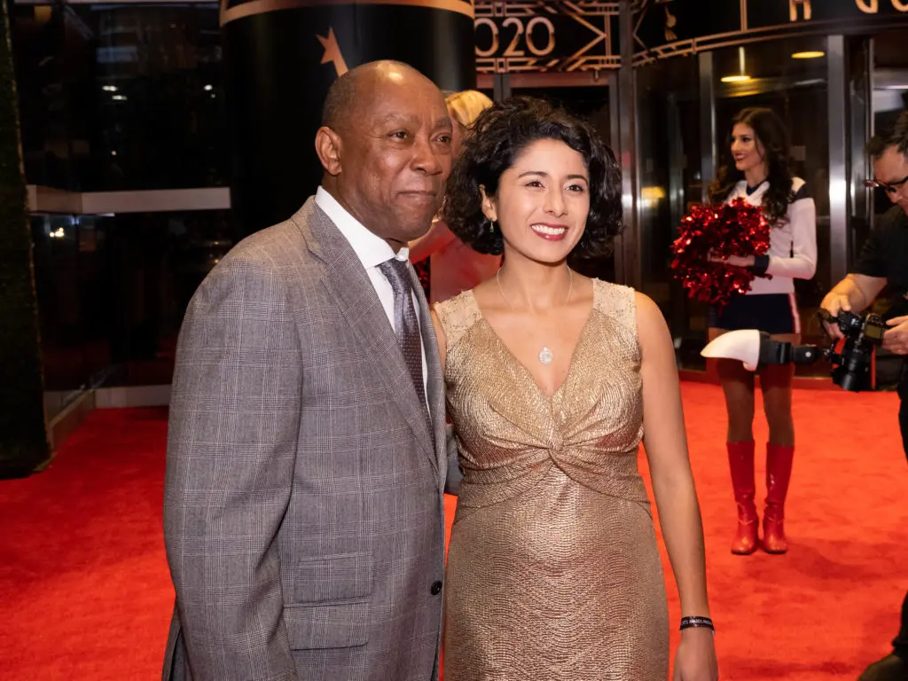 Mayor Sylvester Turner and Harris County Judge Lina Hidalgo joined a star-packed ballroom at the Houston Sports Awards. (Photo by F. Carter Smith)