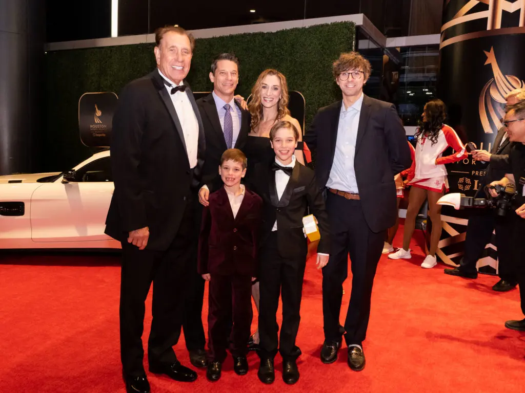 Rudy Tomjanovich brought his son, daughter, son-in-law and some of his grandkids out to the Houston Sports Awards. (Photo by F. Carter Smith)