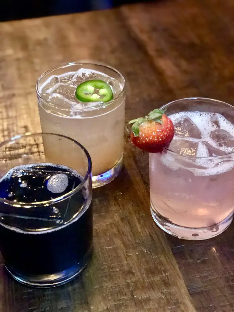 Black Gold, the Lizzie McGuire and The Mr. are signature Eighteen36 cocktails.