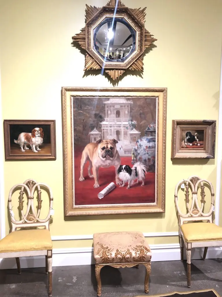 Buatta joked that Cavalier King Charles Spaniels were his "ancestral portraits." (Photo by Lacelliese King)