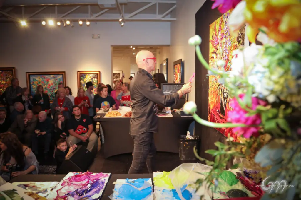 Witness JD Miller create a work of art right before your eyes. 