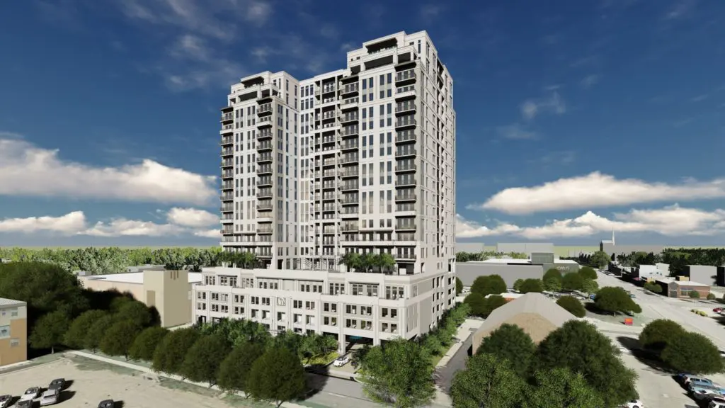 NOVEL Turtle Creek is expected to open in early 2022. Courtesy of Crescent Communities