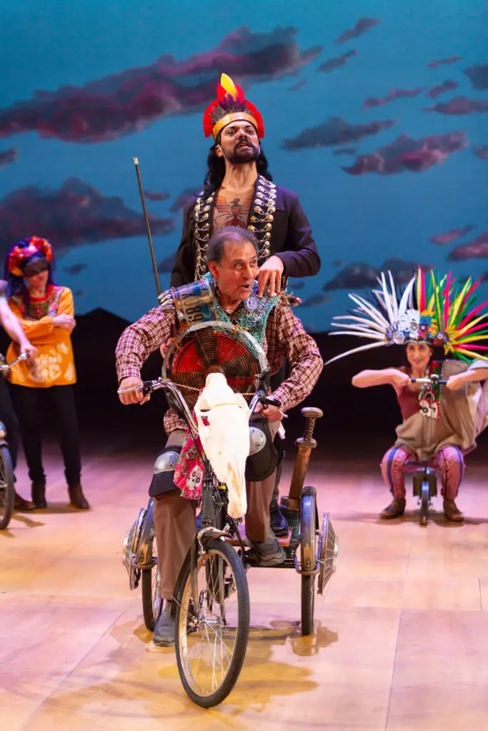 Death takes a ride with Quixote and he's a fun companion. (Photo by T. Charles Erickson)