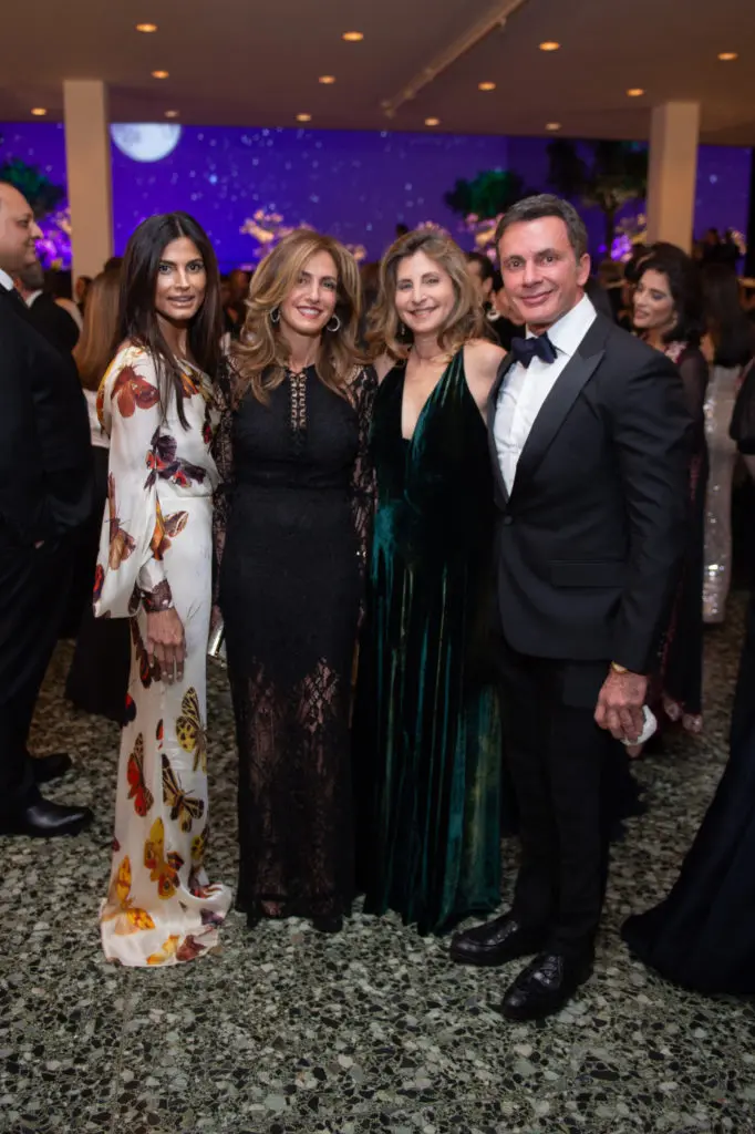 Art of the Islamic Worlds gala executive committee Sabiha Rehmatulla, Sima Ladjevardian, Rania Daniel, Monsour Taghdisi (Photo by Wilson Parish)