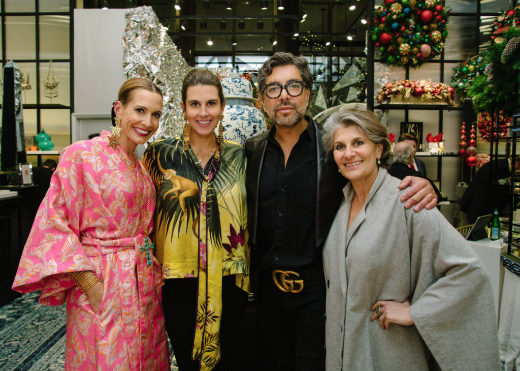 Kate Swail, Kathryn Swain, Ceron, Lisa Coleman at Avant Garden in River Oaks District (Photo by Hung Nguyen)