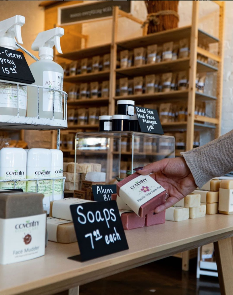 As well as soaps, deodorants and sprays. (Courtesy of The Natural Spot)