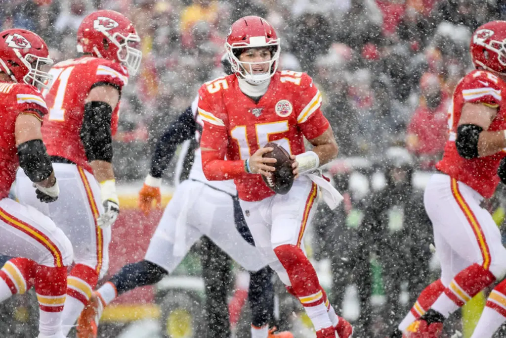 Patrick Mahomes has been good in any type of weather for the Chiefs.