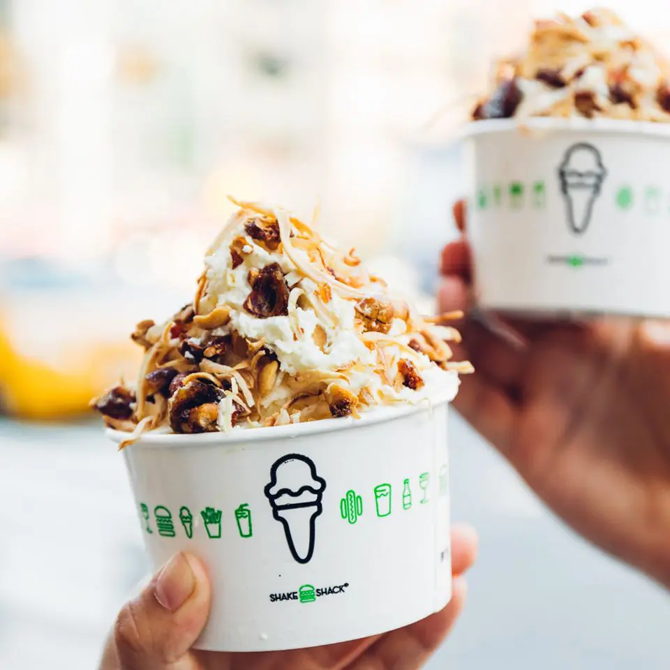 Shake Shack is well-known for its shakes, custards and concrete mix-in desserts.
