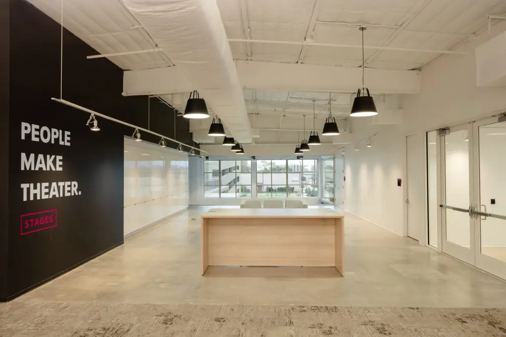 Stages offices at The Gordy redefine back-of-the-house operations. (Photo by Amitava Sarkar)
