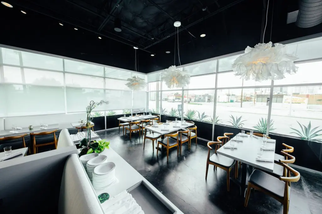 Foxyco has a modern mid-century style. Photo by Kathy Tran