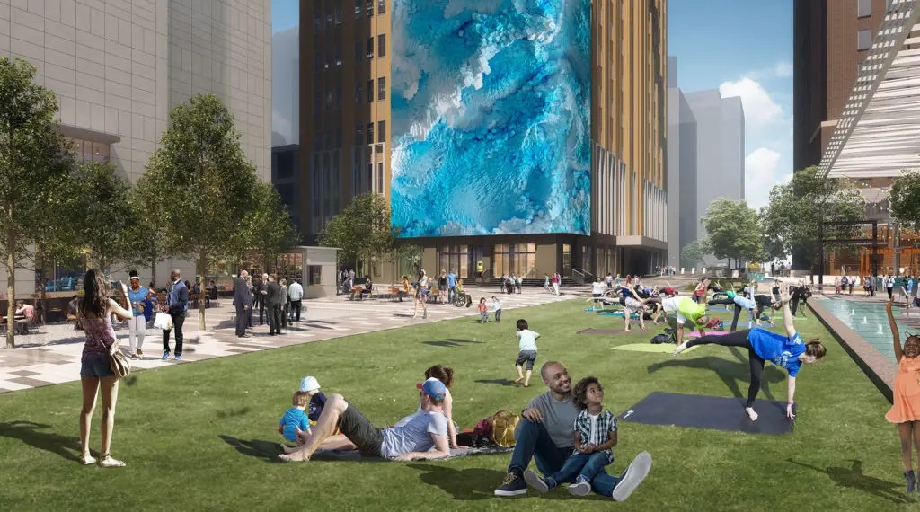 The AT&T Discovery District is quickly gaining popularity in downtown. (Courtesy of AT&T)