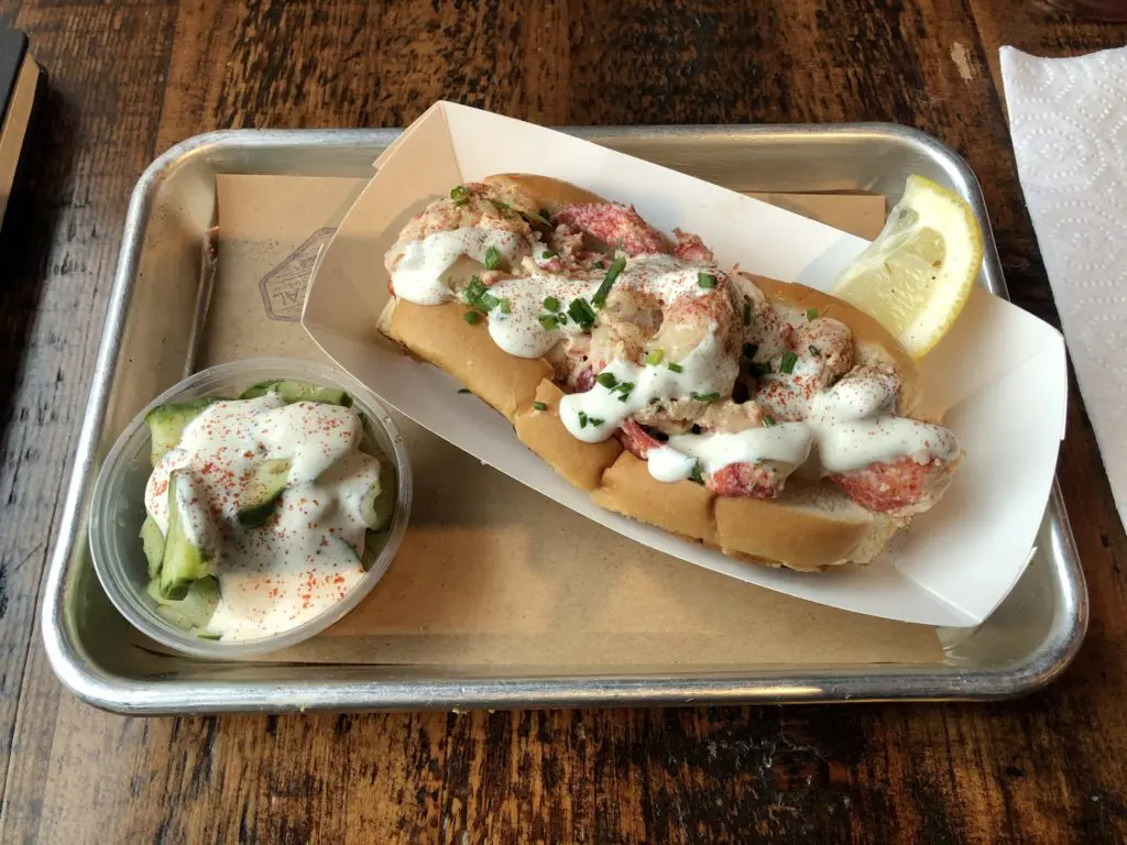 The Lobster Grinder is a must-try at Dock Local. (Photo by Megan Ziots)