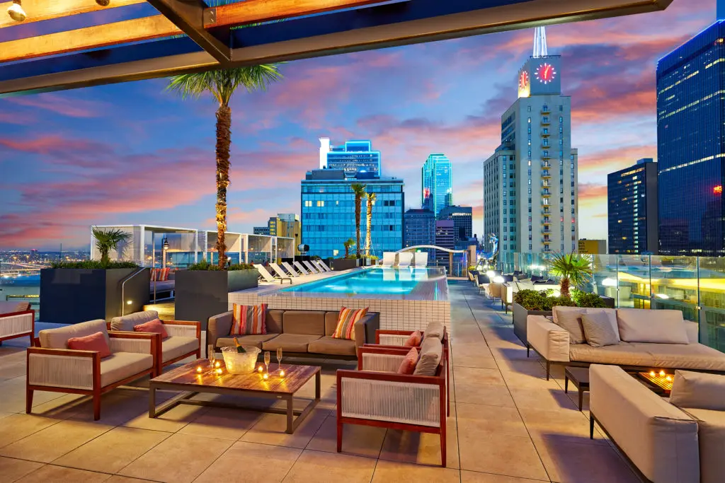 Take in the view at Waterproof on the 19th floor.