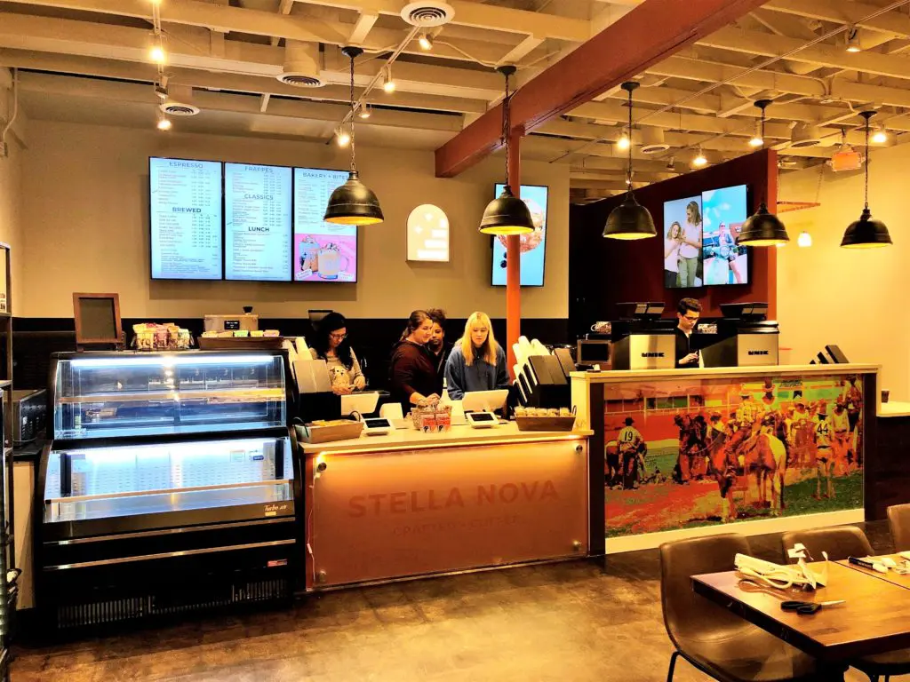 A peek inside the soon to open Stella Nova in Snider Plaza.