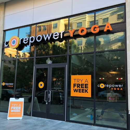 The newest CorePower location just opened at West Village. Courtesy of CorePower Yoga